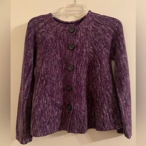 ❤️3/$20 Nine West size S purple swing style sweater